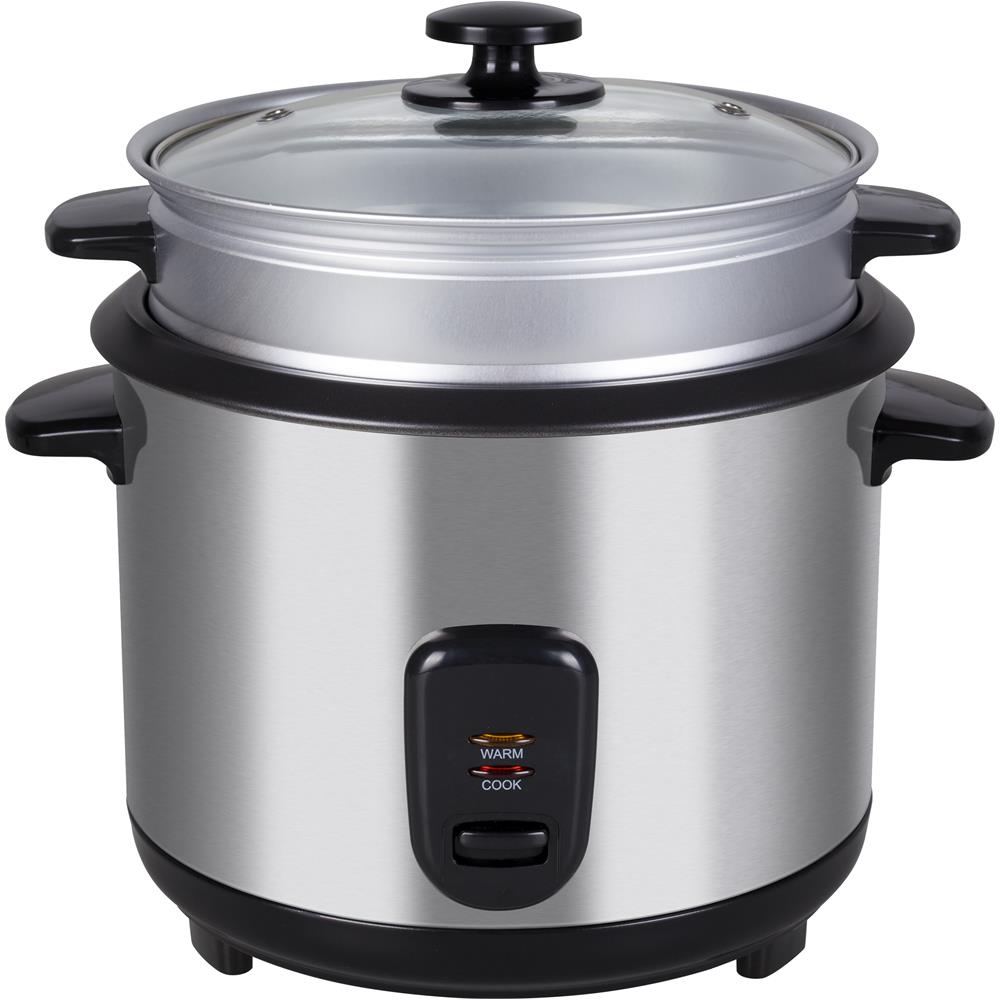 CUOCIRISO ELETTRICO 400W RISOTTIERA CON VASSOIO COTTURA VAPORE 1 LT CUOCI RISO