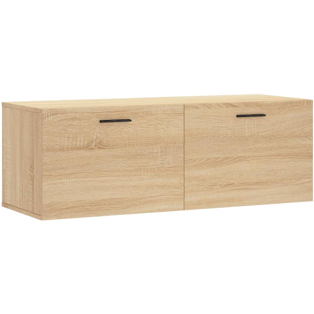 Mobile A Parete Rovere Sonoma 100x36,5x35 Cm Legno Multistrato - Foto 2