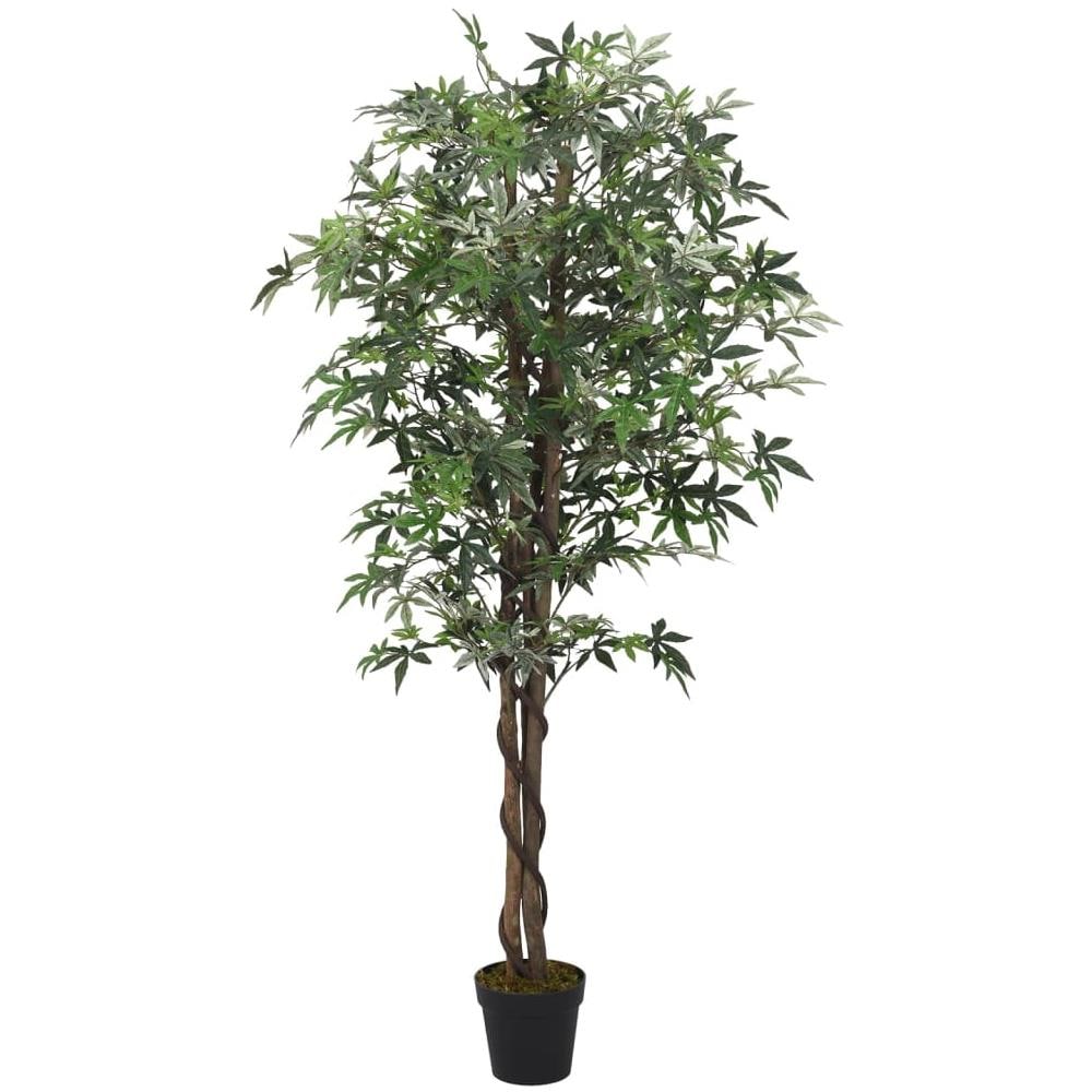 Acero Artificiale 672 Foglie 180 Cm Verde - Foto 1