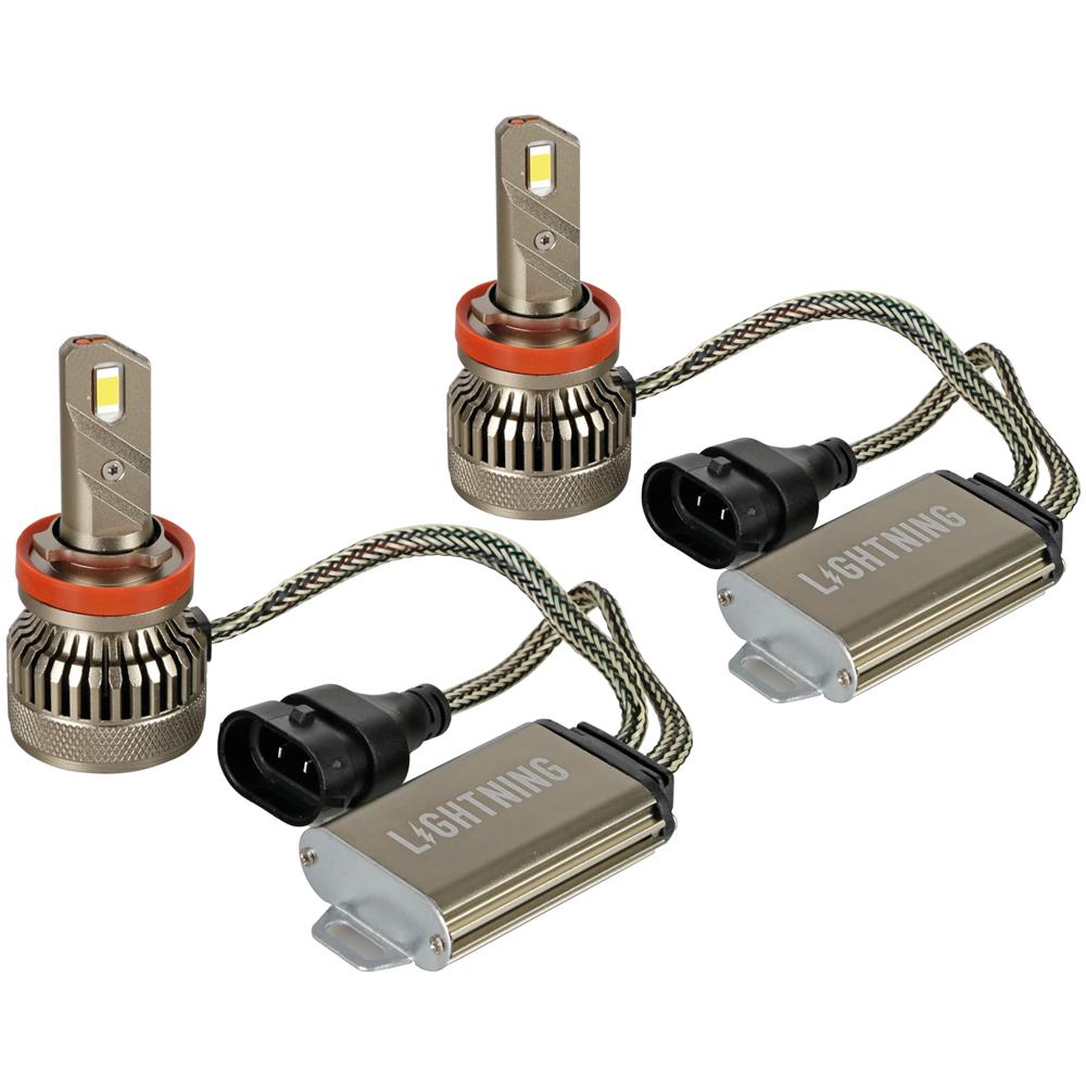 9/32v Halo Led Serie 14 Lightning - (h11) - 45w - Pgj19-2 - 2 Pz - Scatola - Foto 1