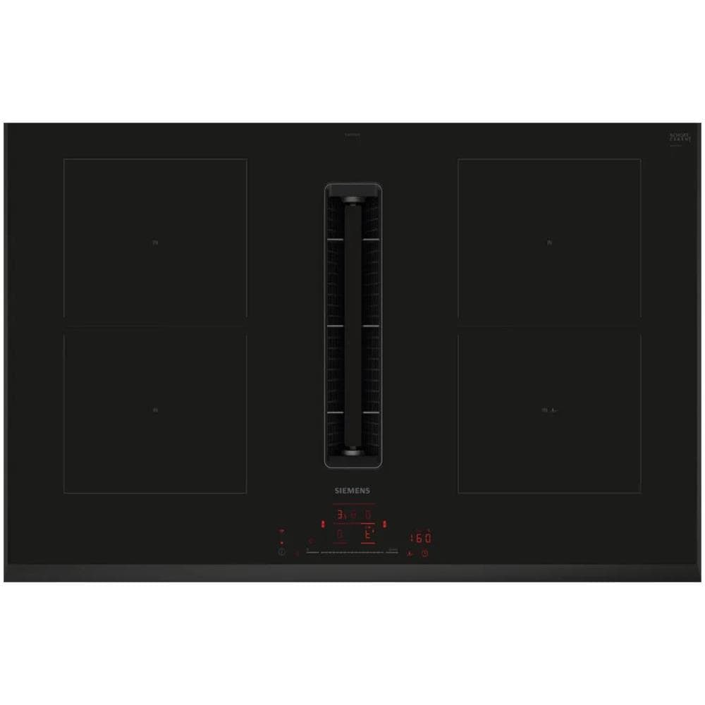 Piano Cottura ED851HQ26E a Induzione 4 Zone Cottura da 80.2 cm Cappa Aspirante / Filtrante Colore Nero - Foto 1