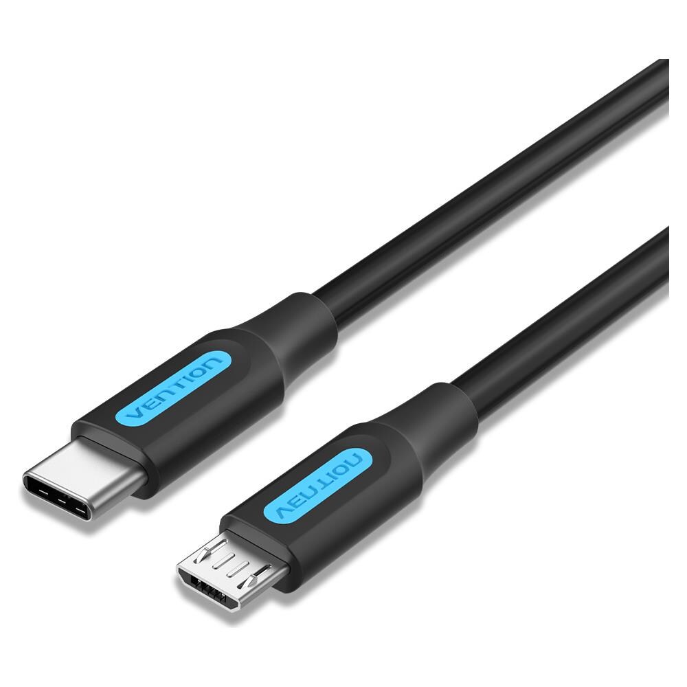 COVBF cavo USB USB 2.0 1 m Micro-USB B USB C Nero - Foto 1