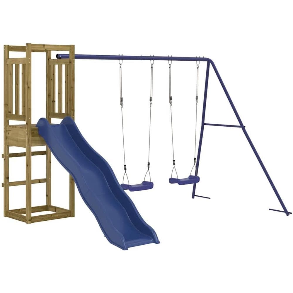 Set da Gioco da Esterno in Legno di Pino Impregnato - Foto 1