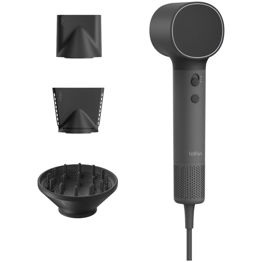 Asciugacapelli NEO ad alta velocità con diffusore - Nero - Asciugacapelli con tecnologia ionica - 3 impostazioni di calore - Foto 1