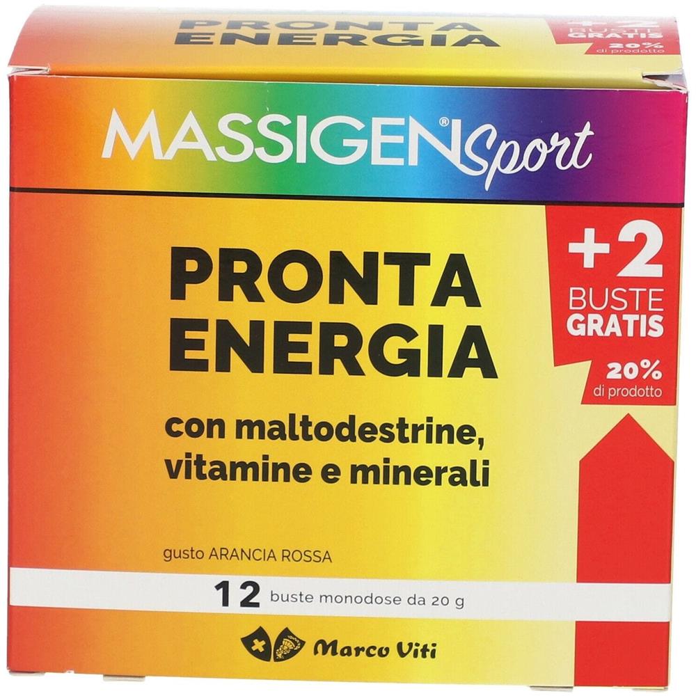 Massigen Sport Pronta Energia 12 Bustine - Foto 1