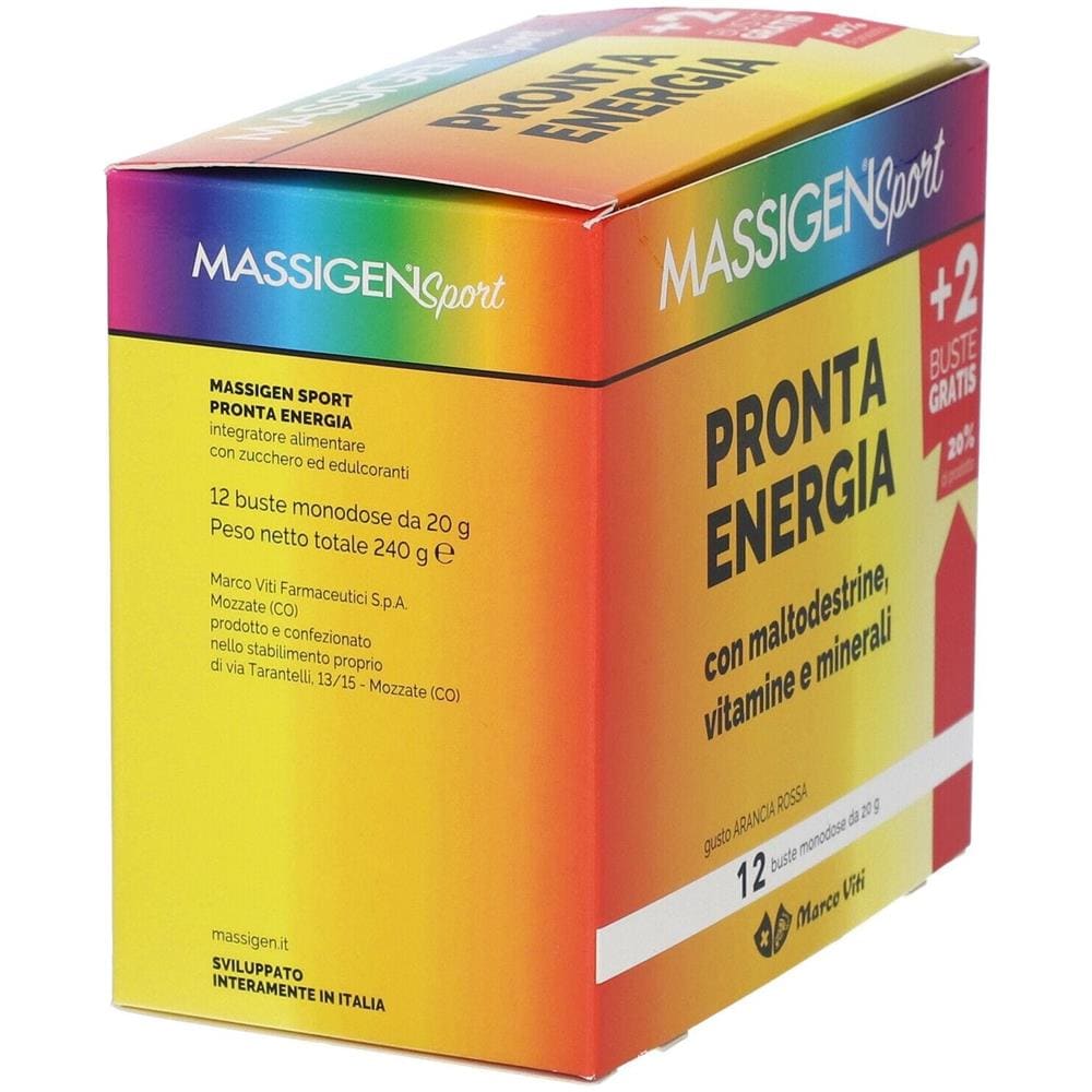 Massigen Sport Pronta Energia 12 Bustine - Foto 2
