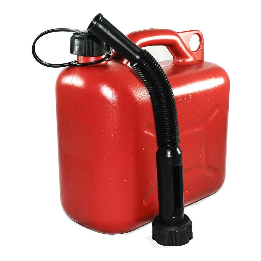 Tanica 5lt Colore Rosso Trasporto Acqua Carburante Benzina Resistente Tp5 - Foto 2