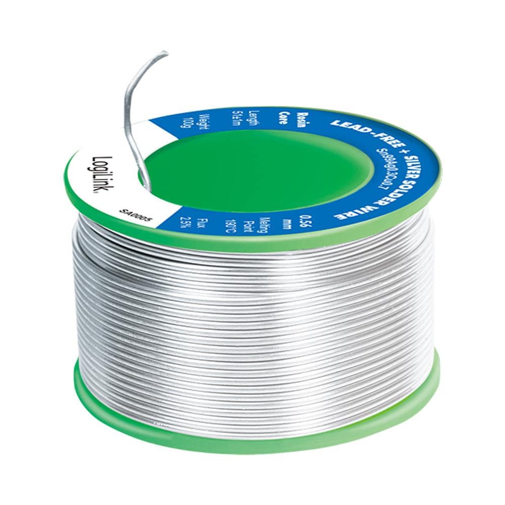 Stagno In Rotolo Per Saldatura Senza Piombo Argento Rame 0,56 Mm 100g - Foto 2