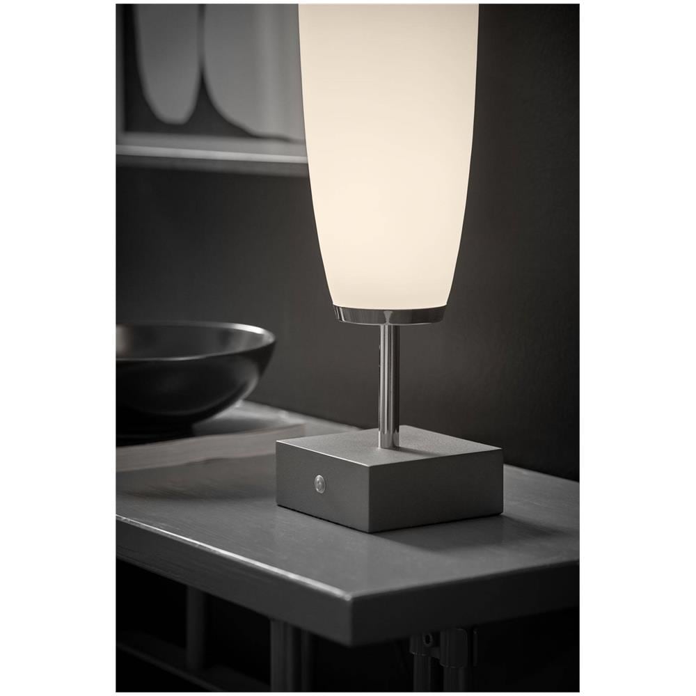 Lampada Da Tavolo A Led 1 Luce Bianco, Antracite, E27 - Foto 2