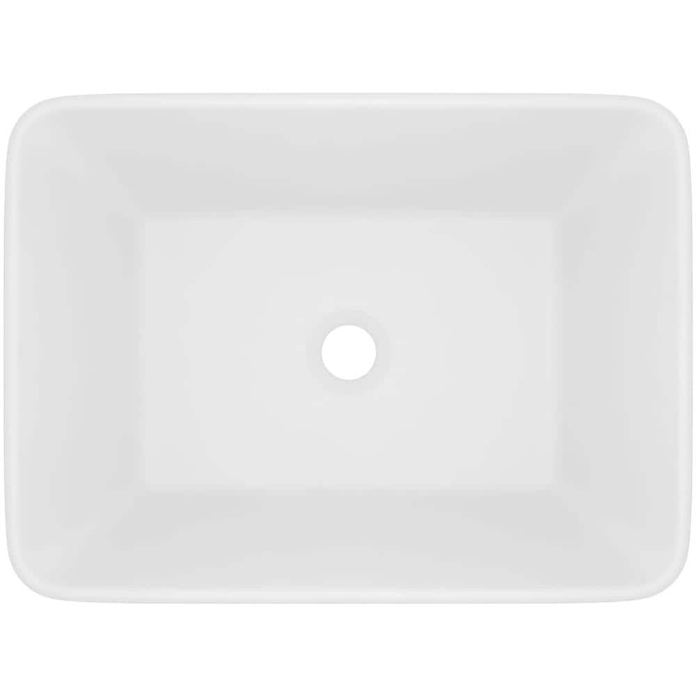 Lavandino Luxury Bianco Opaco 41x30x12 cm in Ceramica - Foto 2