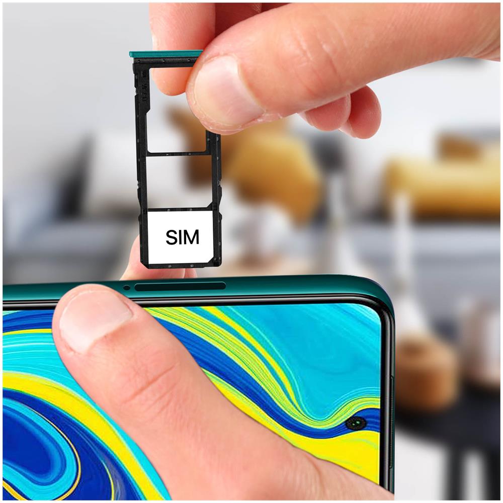 Slot Sostitutivo Scheda Sim Xiaomi Redmi Note 9s 2x Nano Sim E 1 Micro-sd Blu - Foto 2