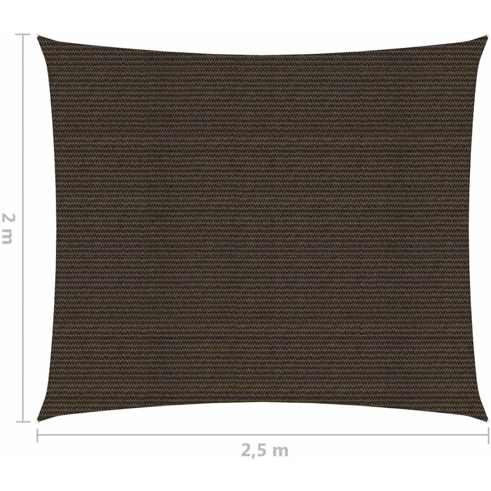 Vela Parasole 160 G / m Marrone 2x2,5 M In Hdpe - Foto 6