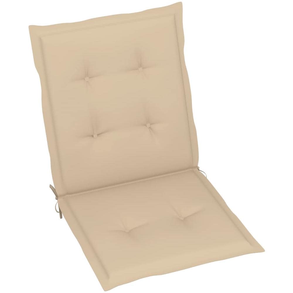 Cuscini Per Sedie Da Giardino 6 Pz Beige 100x50x4 Cm - Foto 2