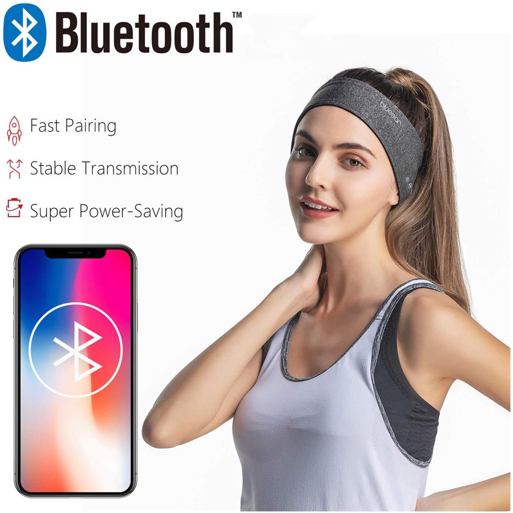 Archetto Con Auricolari Bluetooth E Microfono - Grigio - Foto 8