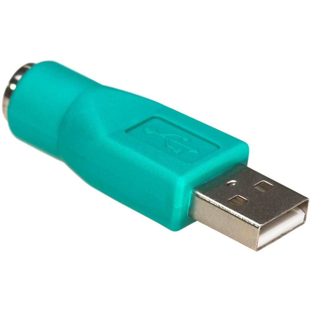 AK-AD-14 cavo di interfaccia e adattatore USB 2.0 PS / 2 Turchese - Foto 1