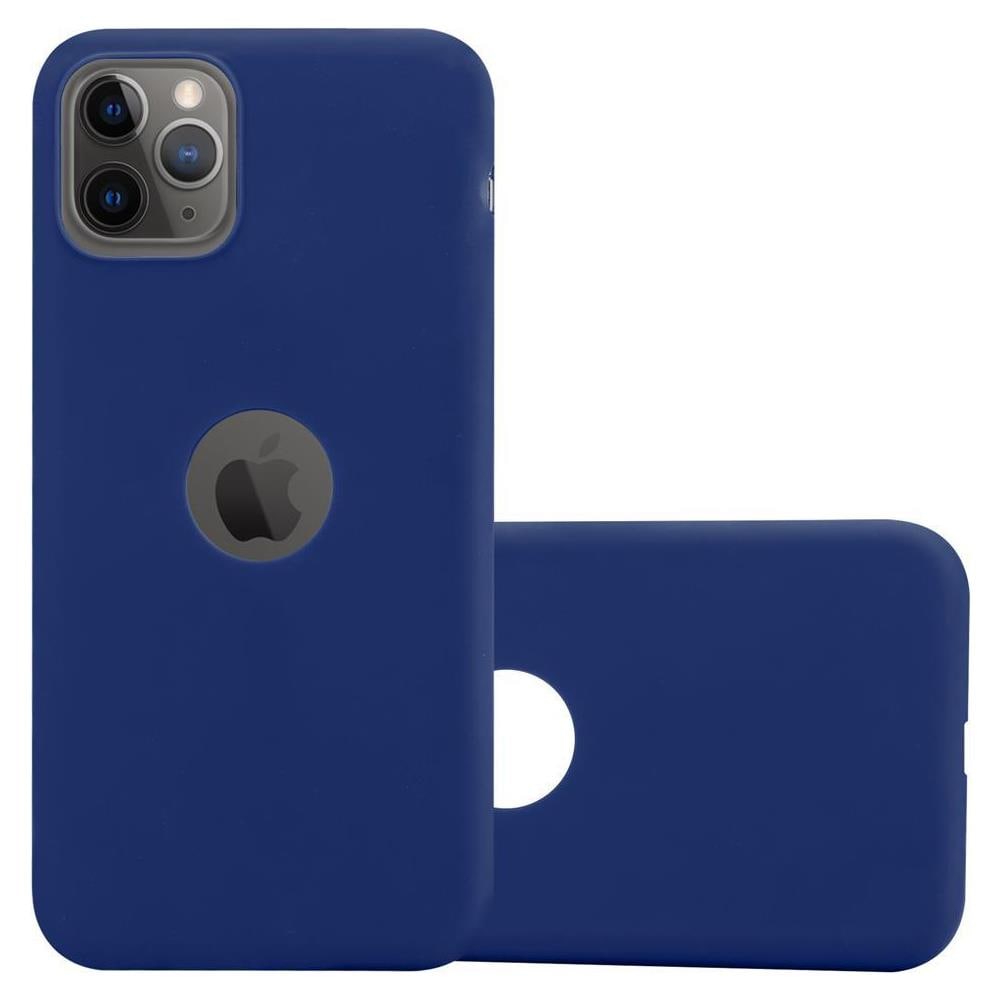 Custodia Compatibile Con Apple Iphone 11 Pro Max (xi Pro Max) In Candy Blu Scuro - Coperchio Protettivo In Silicone Tpu Flessibile - Foto 1
