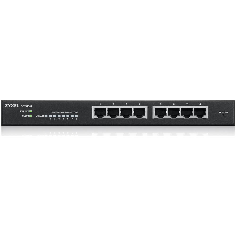 GS1915-8 Gestito L2 Gigabit Ethernet (10/100/1000) Nero - Foto 2