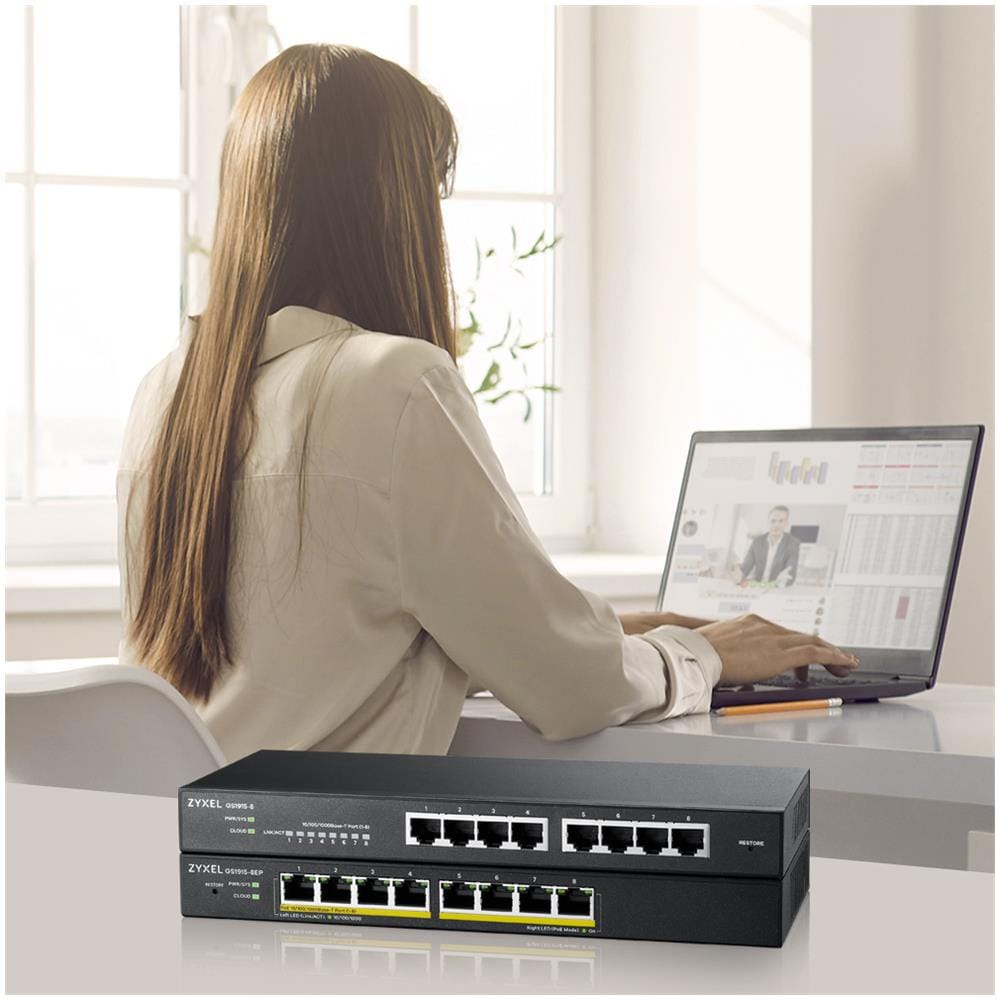 GS1915-8 Gestito L2 Gigabit Ethernet (10/100/1000) Nero - Foto 9