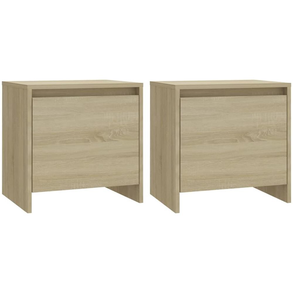 Comodini 2 pz Rovere Sonoma 45x34x44,5 cm in Truciolato - Foto 2