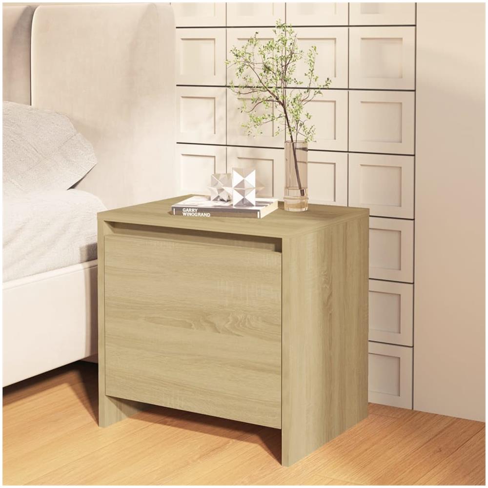 Comodini 2 pz Rovere Sonoma 45x34x44,5 cm in Truciolato - Foto 3