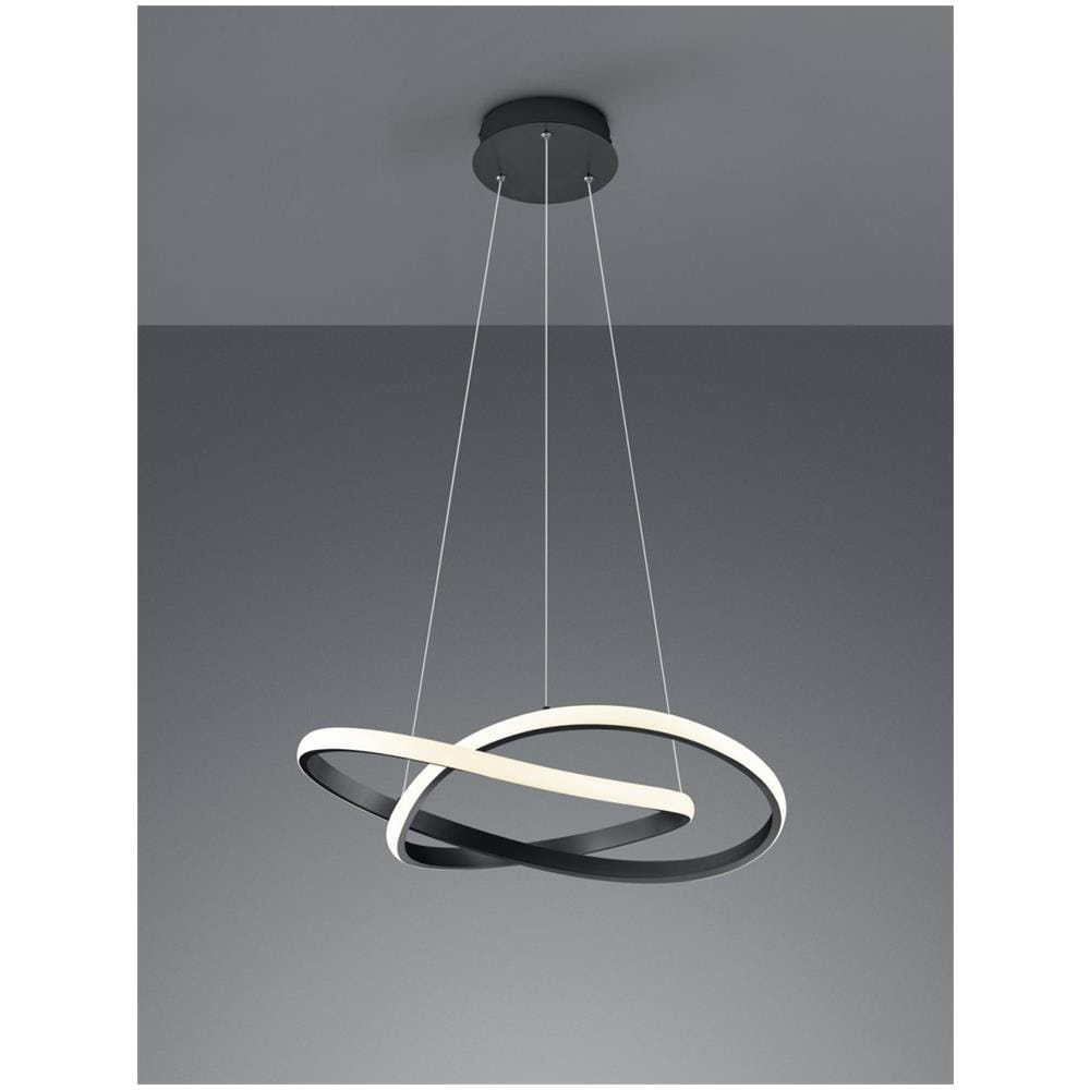 Course Sospensione Led Cerchio Infinito Antracite D. 60cm - Foto 1