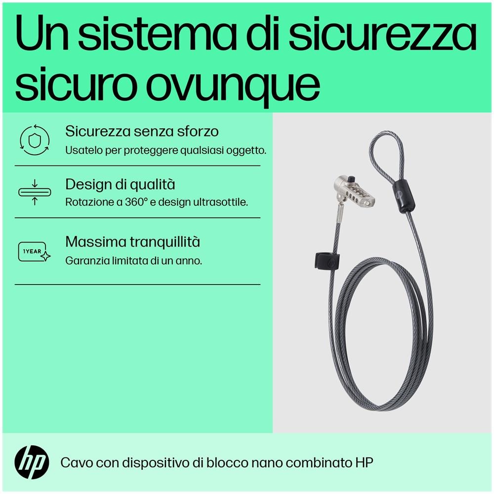 Lucchetto a combinazione per cavo nano - Foto 5