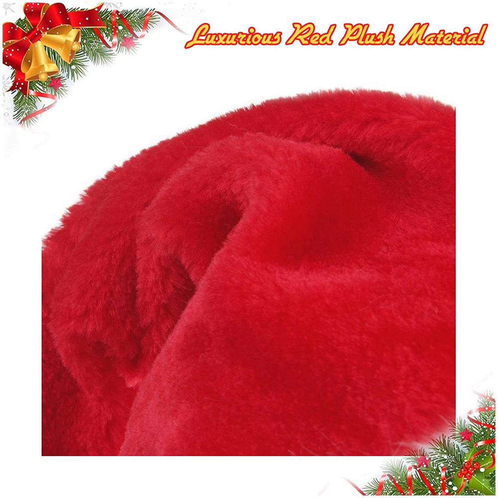 Cappello Da Babbo Natale Taglia Adulto Rosso One Size - Foto 2