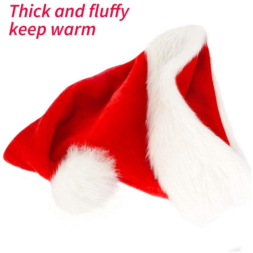 Cappello Da Babbo Natale Taglia Adulto Rosso One Size - Foto 5