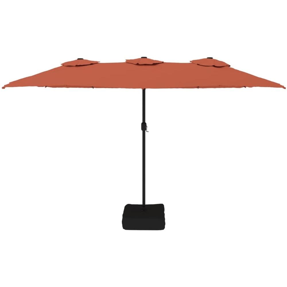 Ombrellone A Doppia Testa Terracotta 449x245 Cm - Foto 3