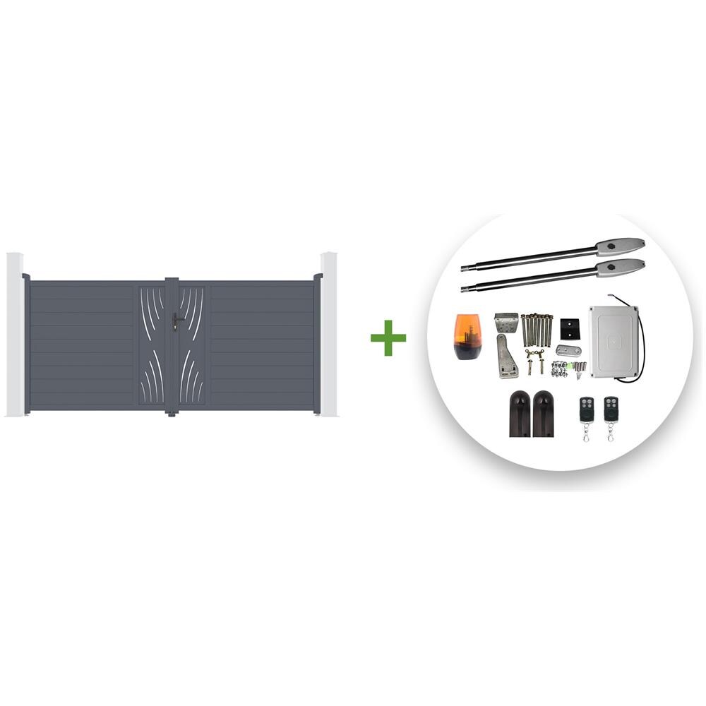 Cancello Elettrico A Battente 3m Veleta H. 180 + Tanker B250 - Foto 1
