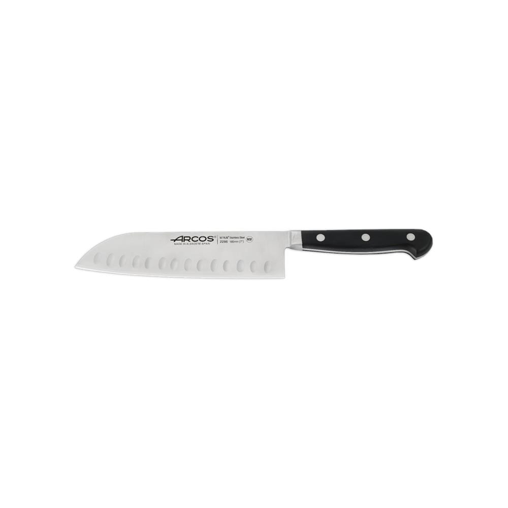 Santoku Opera Knife 180 Mm - Coltello Multiuso Comunemente Usato Nella Cucina Asiatica Con Una Lama Larga E Molto Affilata. Ha Tre Usi: Preparazione Di Carne, Pesce E Verdure. - Foto 1