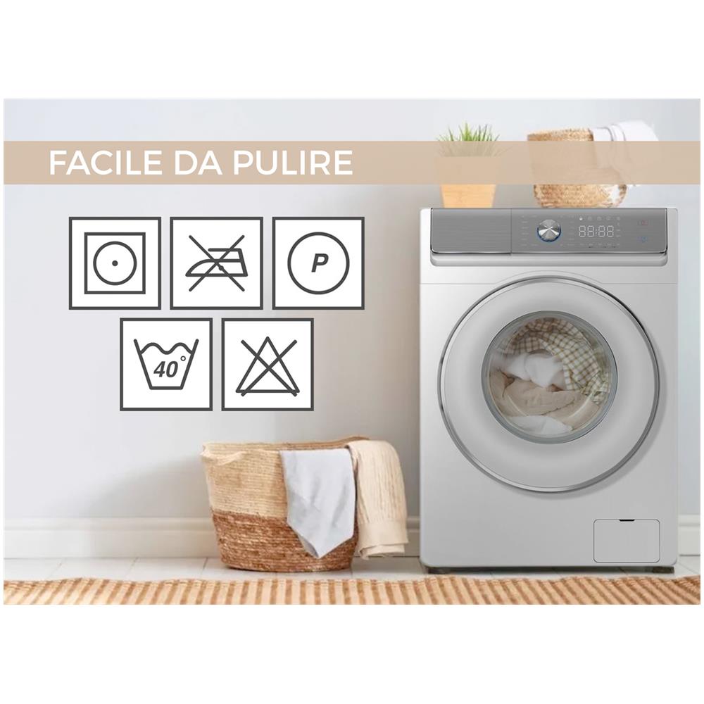 Interno Piumino Anallergico Piumone Estivo 100gr Mq Microfibra Colore Bianco Lavabile Matrimoniale Estivo - Foto 5