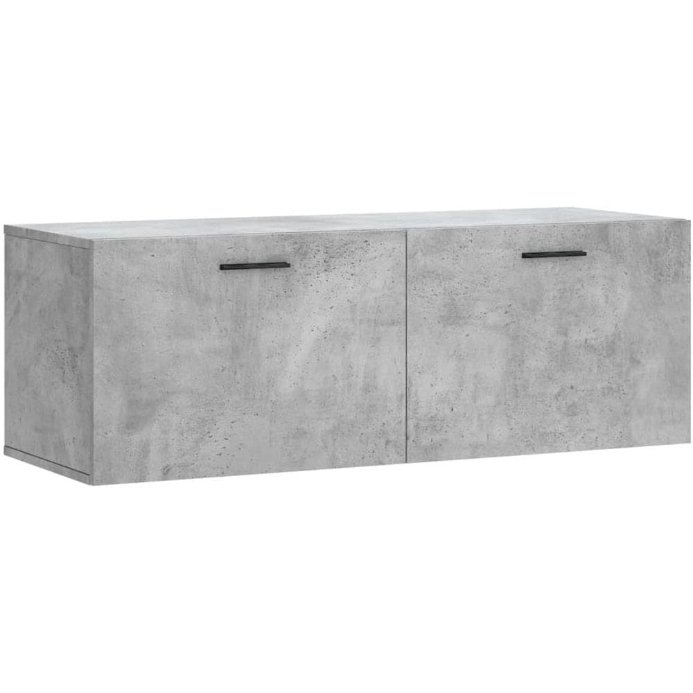Mobile A Parete Grigio Cemento 100x36,5x35 Cm Legno Multistrato - Foto 2
