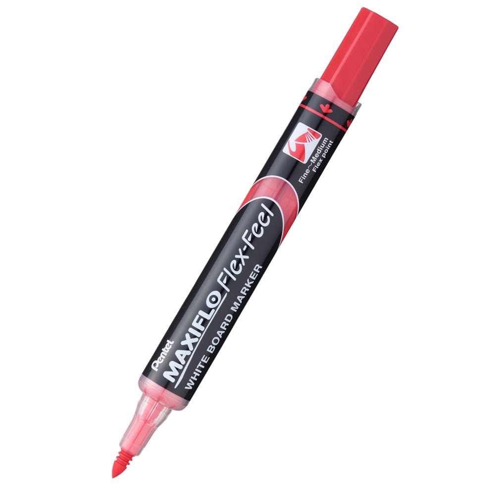 Whiteboard-Marker Maxiflo Flex-Feel rot evidenziatore 12 pz Punta del pennello Rosso - Foto 1
