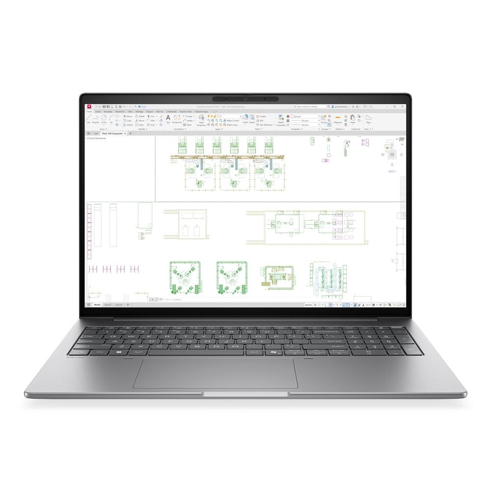 ZBook 8 G2i 16 Wolf Pro Security Edition Copilot+ PC Intel Core Ultra 7 356H Workstation mobile 40,6 cm (16") WUXGA 32 GB DDR5-SDRAM 1 TB SSD NVIDIA RTX PRO 500 Blackwell Wi-Fi 7 (802.11be) Windows 11 Pro AI Workstation, AI PC Argento - Foto 1