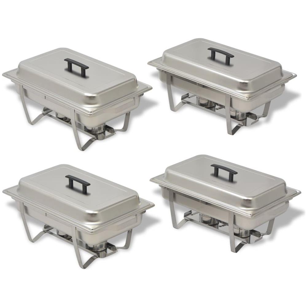 Set 4 Pz Scaldavivande In Acciaio Inossidabile - Foto 2