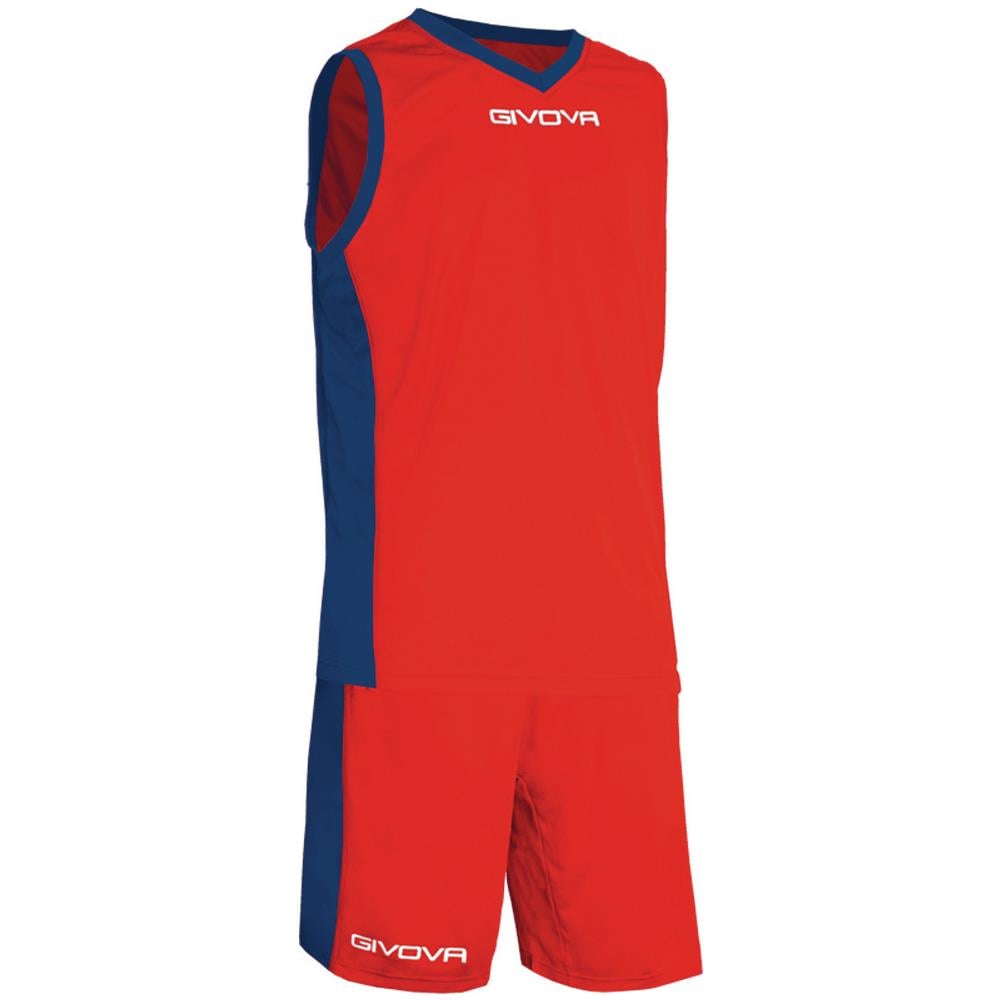Kit Power - Completino Da Basket - Maglia Smanicata E Pantaloncino Di Colore Rosso / blu Taglia 2xl - Foto 1
