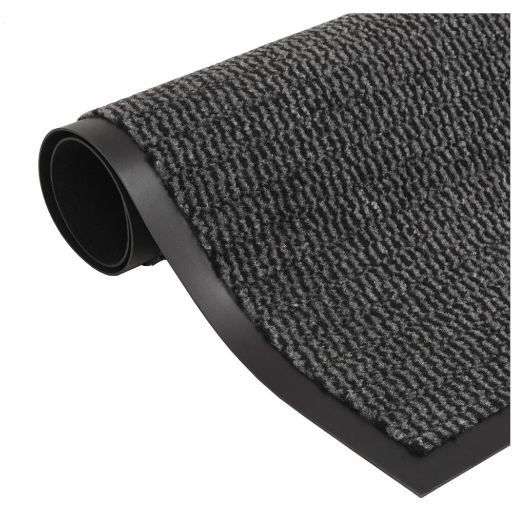 Tappeto Antipolvere Trapuntato Rettangolare 80x120cm Antracite - Foto 1