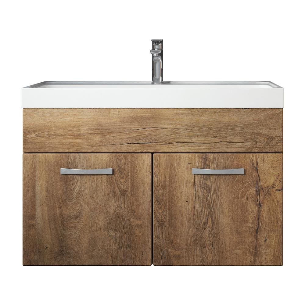 Set Arredo Bagno HOME DELUXE WANGEROOGE Grigio - Con Lavabo 60cm, Specchio E LED - Foto 7