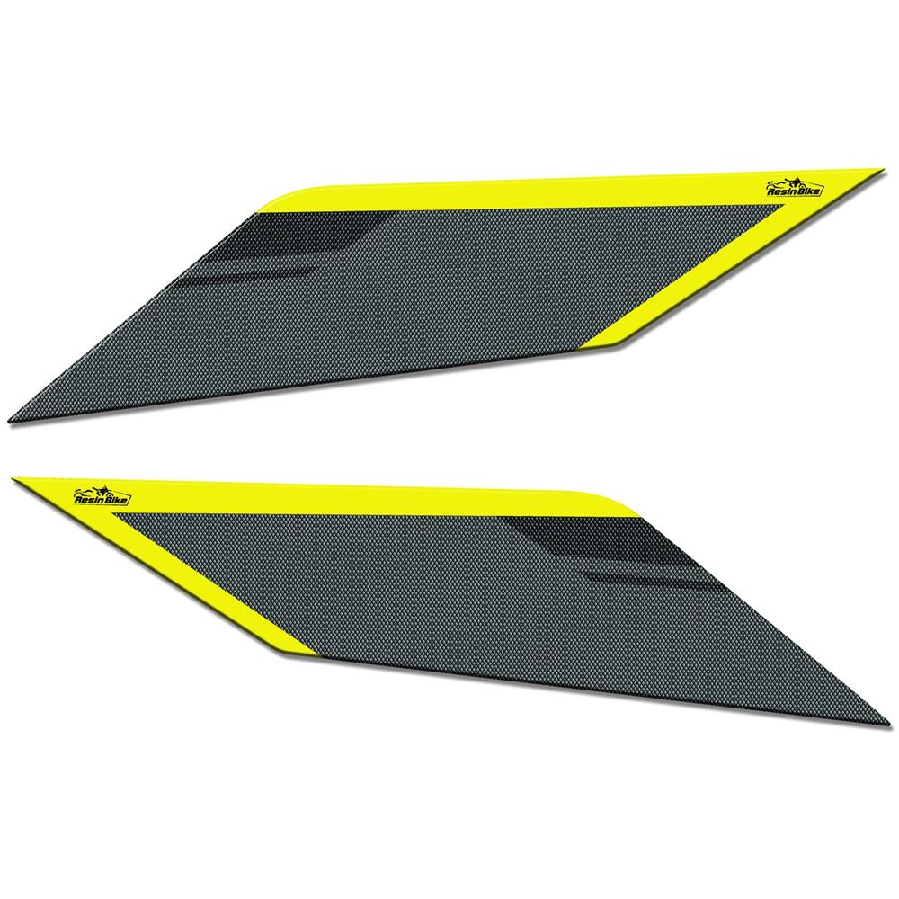 Adesivi 3d Protezioni Laterali 05 Compatibili Con Yamaha Tenere 700 2019 Giallo