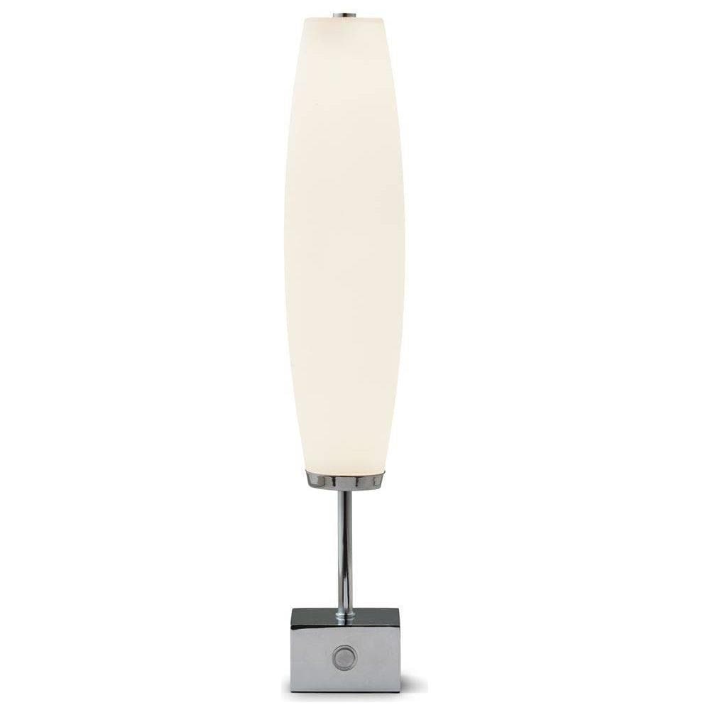 Lampada Da Tavolo A Led 1 Luce Cromo, Bianco - Foto 1