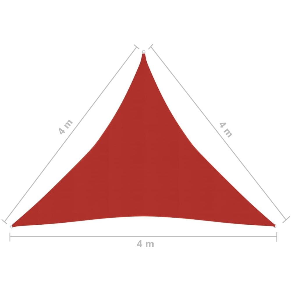 Vela Parasole 160 G / m Rossa 4x4x4 M In Hdpe - Foto 6