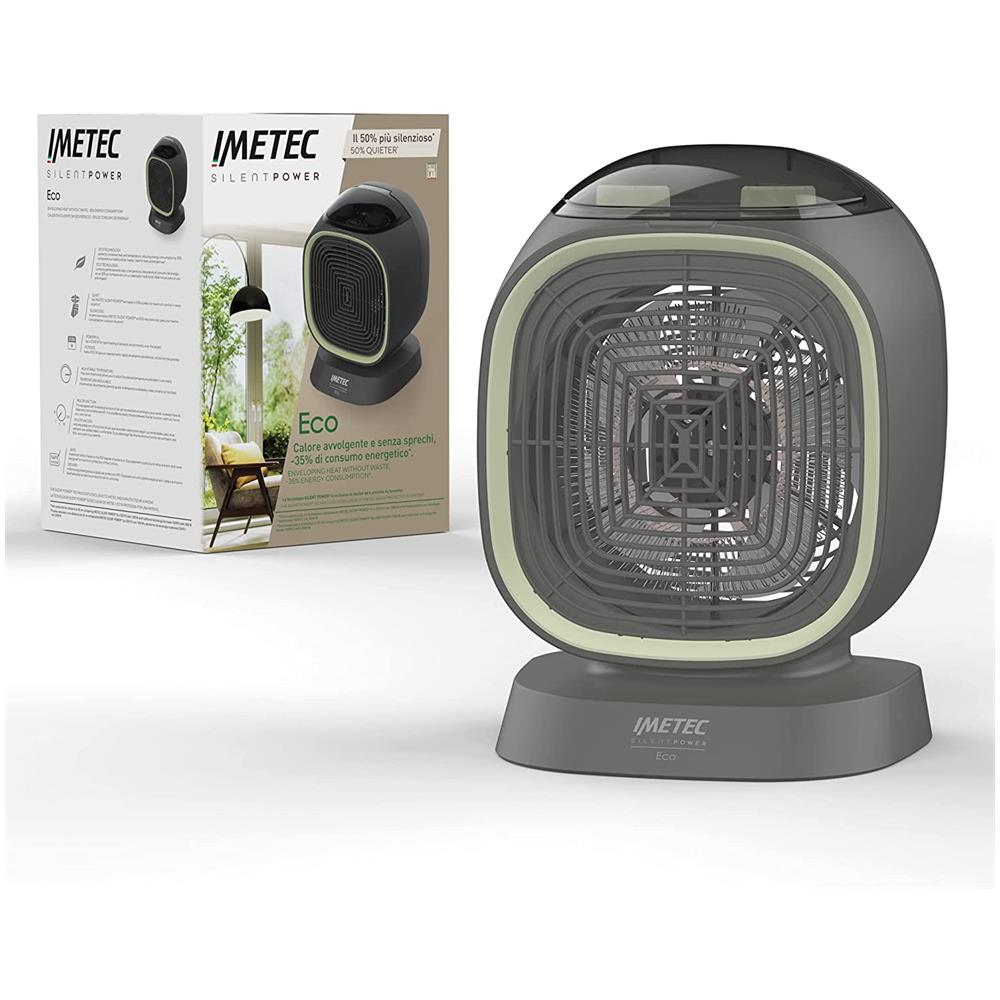 Termoventilatore Silent Power Eco Potenza 2100 Watt Colore Grigio / Verde Guacamole - Foto 9