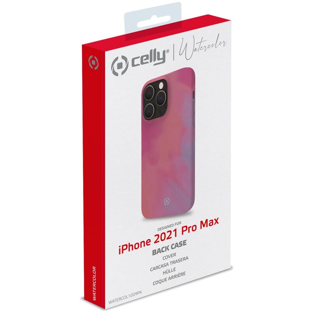 WATERCOLOR IPHONE 13 PRO MAX PINK - Foto 4