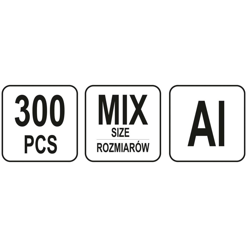 Dadi per Rivetti 300 pz in Alluminio e Acciaio al Carbonio M3-M10 - Foto 3