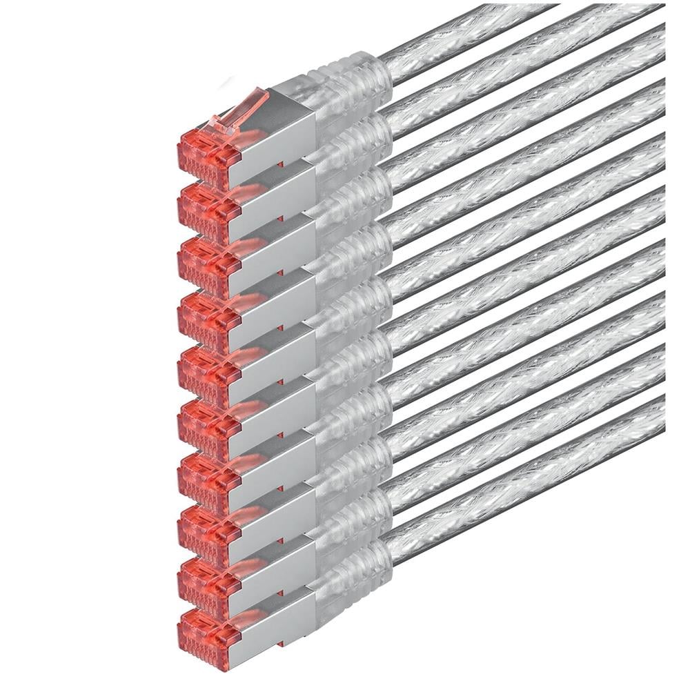 2.0m 2x RJ-45 Cat6 S / FTP (S-STP) M / M, 2m, Cat6, S / FTP (S-STP) - Foto 1