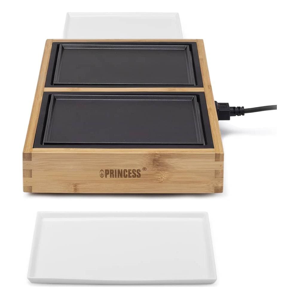 Piastra Elettrica DINNER4TWO Pure con Potenza 420 W Colore Legno - Foto 1