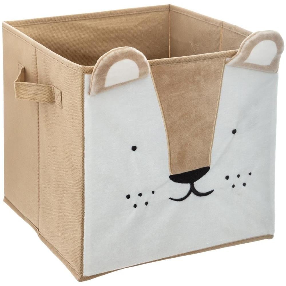 Contenitore Tessile Lion, Motivo Bambini, 29x29x29 Cm - Foto 1