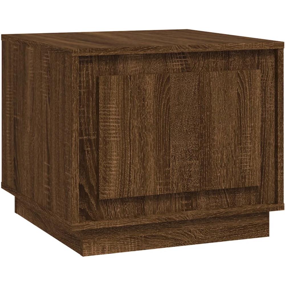Tavolino Da Salotto Rovere Marrone 51x50x44cm Legno Multistrato - Foto 2