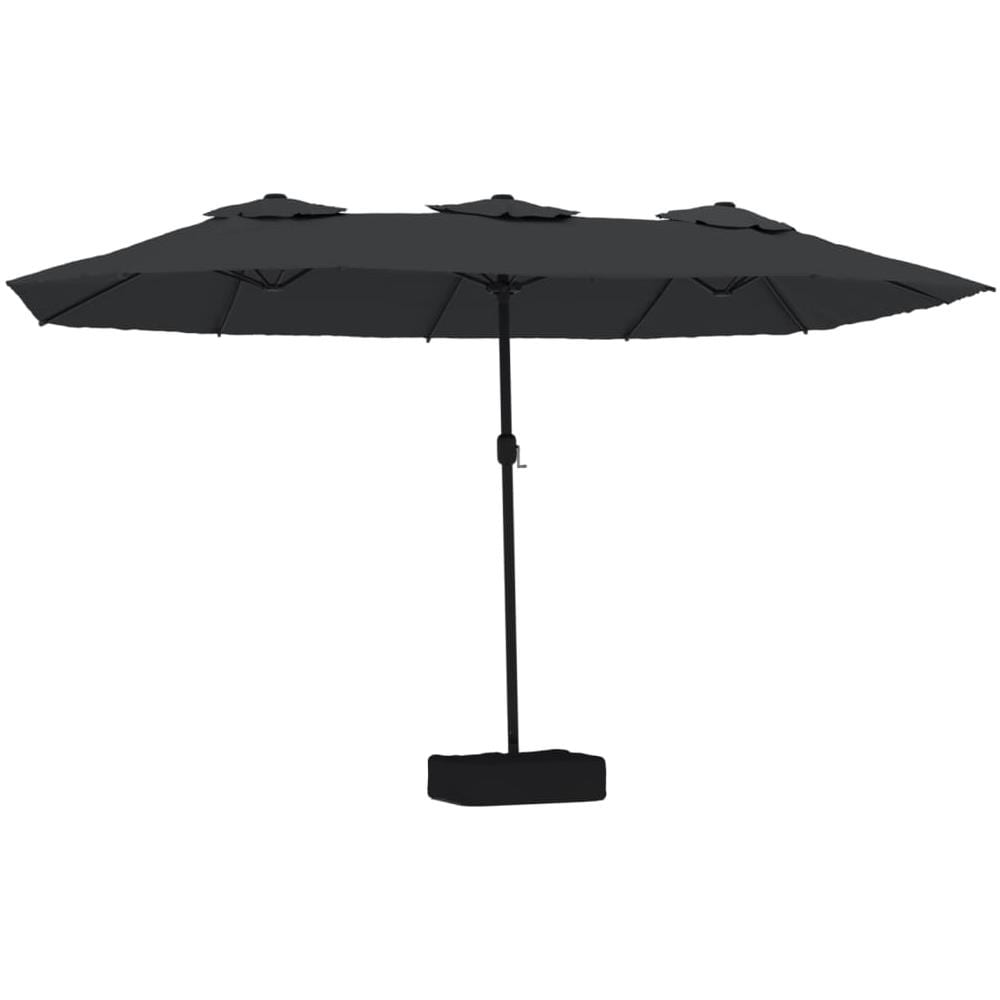 Ombrellone A Doppia Testa Nero 449x245 Cm - Foto 2